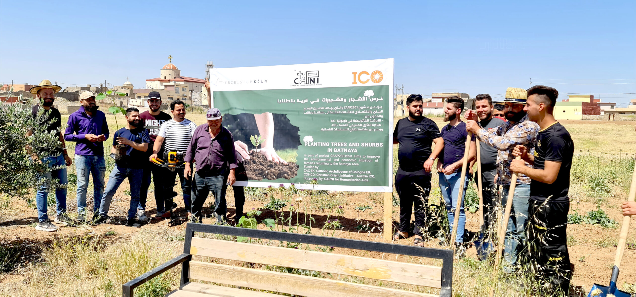 Tree planting campaign in Batnaya